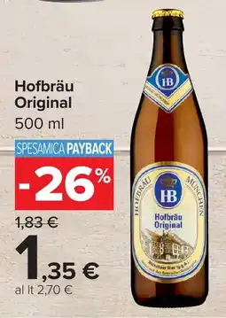 Carrefour Market Hofbräu Original offerta