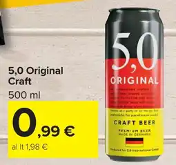 Carrefour Market 5,0 Original Craft offerta