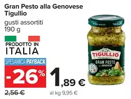 Carrefour Gran Pesto alla Genovese Tigullio offerta