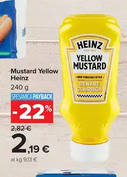 Carrefour Market Mustard Yellow Heinz offerta