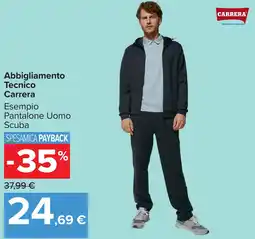 Carrefour Abbigliamento Tecnico Carrera offerta