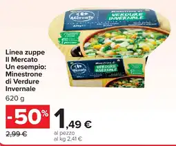 Carrefour Market Il Mercato Minestrone di Verdure Invernale offerta