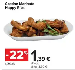 Carrefour Market Costine Marinate Happy Ribs offerta