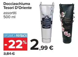 Carrefour Doccia schiuma Tesori D'Oriente offerta