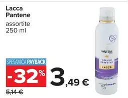 Carrefour Lacca Pantene offerta