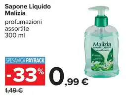 Carrefour Sapone Liquido Malizia offerta