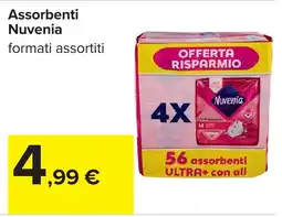 Carrefour Assorbenti Nuvenia offerta