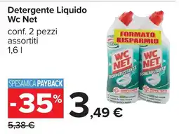 Carrefour Detergente Liquido Wc Net offerta
