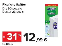 Carrefour Ricariche Swiffer Dry offerta