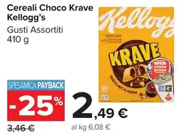 Carrefour Market Cereali Choco Krave Kellogg's offerta