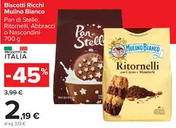 Carrefour Market Biscotti Ricchi Mulino Bianco offerta