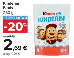 Carrefour Market Kinderini Kinder offerta
