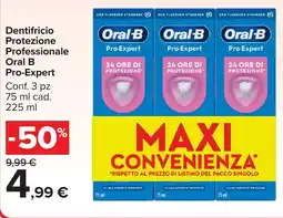 Carrefour Market Dentifricio Protezione Professionale Oral B Pro-Expert offerta