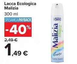 Carrefour Market Lacca Ecologica Malizia offerta