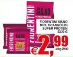 Pewex Fiorentini Si&No MPK Triangolini Super Protein offerta