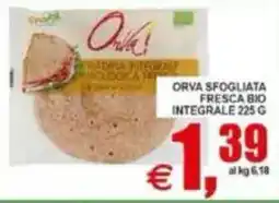Pewex Orva sfogliata fresca bio integrale offerta
