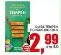 Pewex Ciabs tempeh teriyaki bio offerta