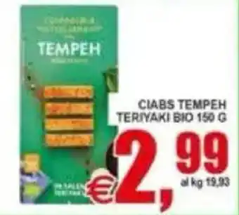 Ciabs tempeh teriyaki bio
