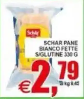 Schar pane bianco fette siglutine