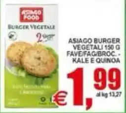 Pewex Asiago Food Burger Vegetale offerta
