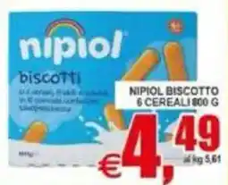 Pewex Nipioli biscotti 6 cereali offerta