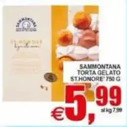 Pewex Sammontana torta gelato St.Honore offerta