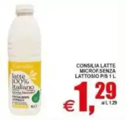 Pewex Consilia latte microfiltrato senza lattosio offerta