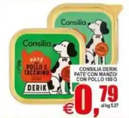 Pewex Consilia Derik Pate' con pollo e tacchino offerta