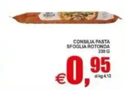 Pewex Consilia pasta sfoglia rotonda offerta