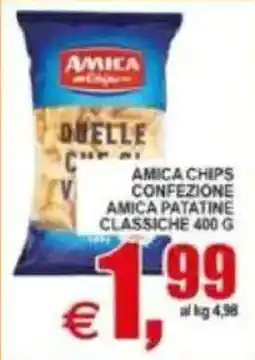 Pewex Amica chips confezione amica patatine classiche offerta