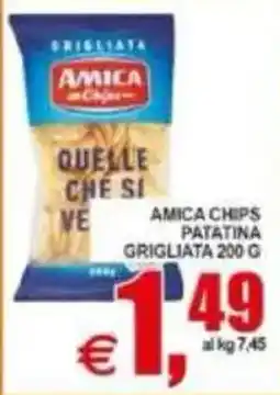 Pewex Amica chips patatina grigliata offerta