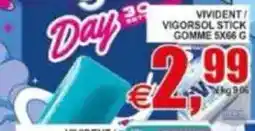Pewex Vigorsol stick gomme offerta