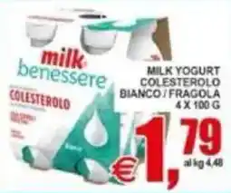 Pewex Milk Yogurt Colesterolo Bianco Fragola offerta