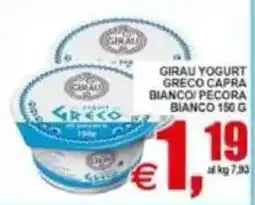 Pewex Girau yogurt greco capra bianco pecora bianco offerta