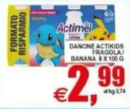 Pewex Danone Actikids offerta