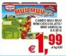 Pewex Cameo Muu Muu mini cioccolato / mini vaniglia offerta