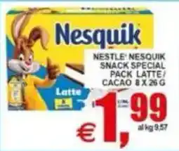 Pewex Nesquik Snack Special Pack Latte / Cacao offerta