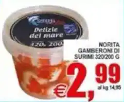Pewex Norita gamberoni di surimi offerta