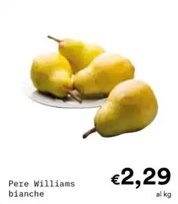 Borello Supermercati Pere Williams bianche offerta
