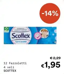Borello Supermercati Fazzoletti Scottex offerta