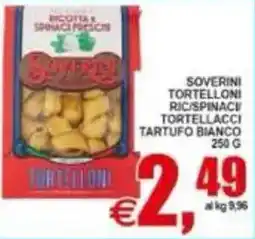 Pewex Soverini tortelloni ricotta/spinaci offerta