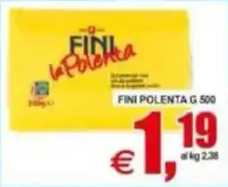 Pewex Finì la Polenta offerta
