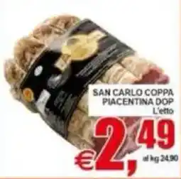 Pewex San Carlo Coppa Piacentina DOP offerta