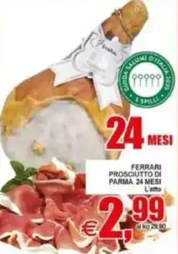 Pewex Ferrari prosciutto di parma offerta