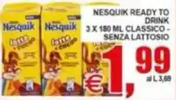 Pewex Nesquik latte e cacao classico senza lattosio offerta