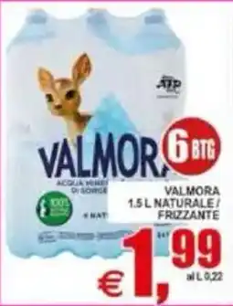 Pewex Valmora acqua minerale di sorgente offerta