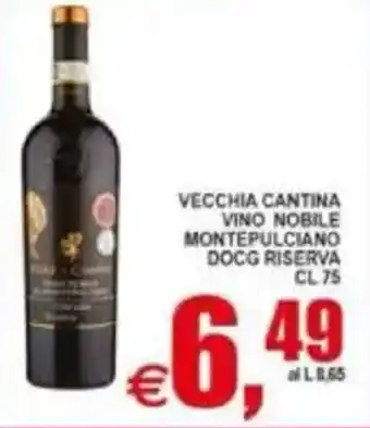 Vecchia Cantina Vino Nobile Montepulciano DOCG Riserva