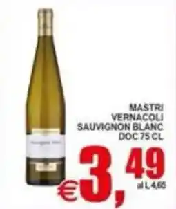 Pewex Mastri Vernacoli Sauvignon Blanc offerta