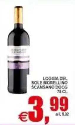 Pewex Loggia del Sole Morellino Scansano DOCG offerta
