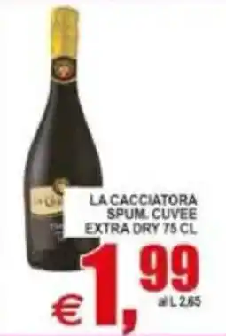 Pewex La Cacciatore spum. cuvée extra dry offerta